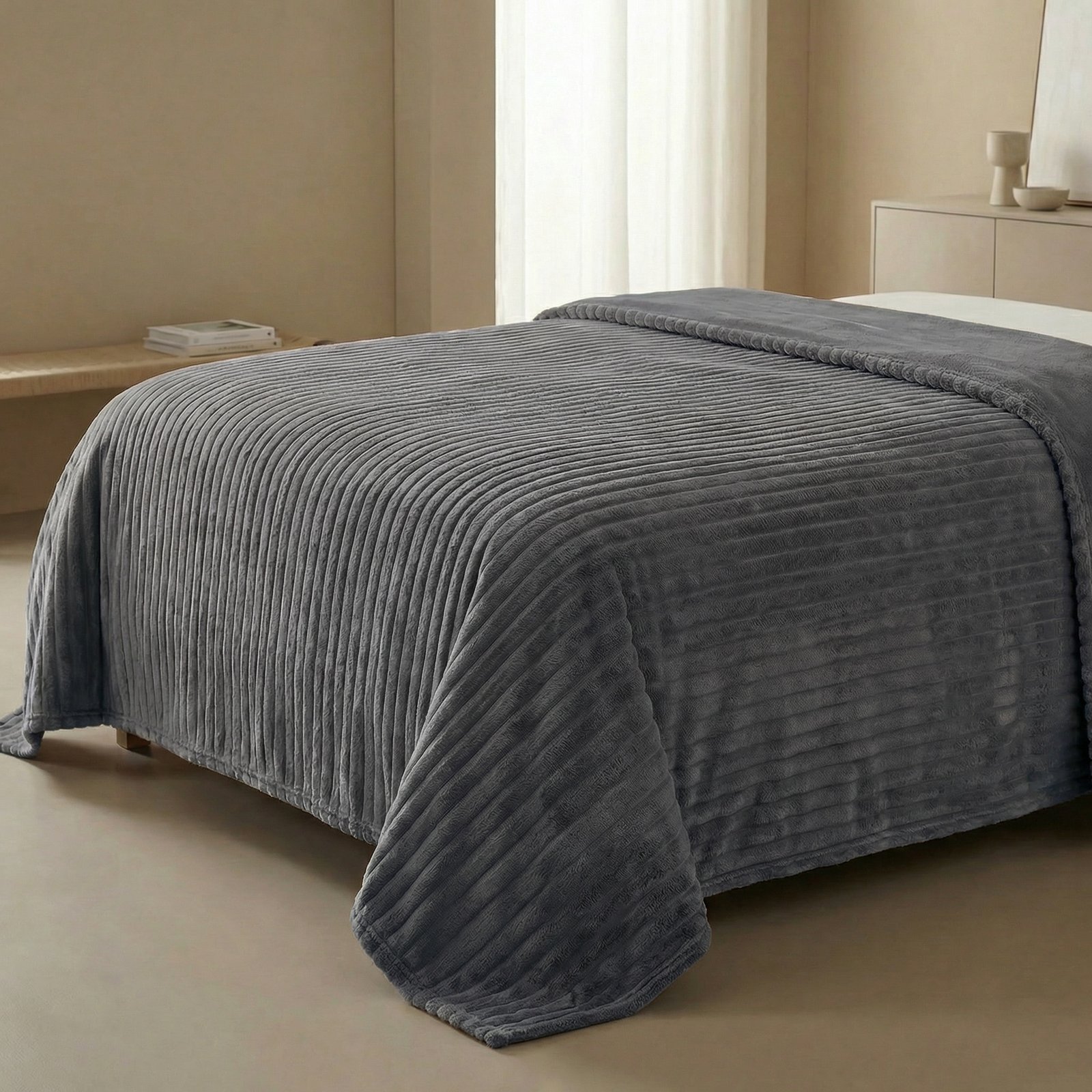 Frazada Flannel Jacquard Cashmere Touch - Imagen 4