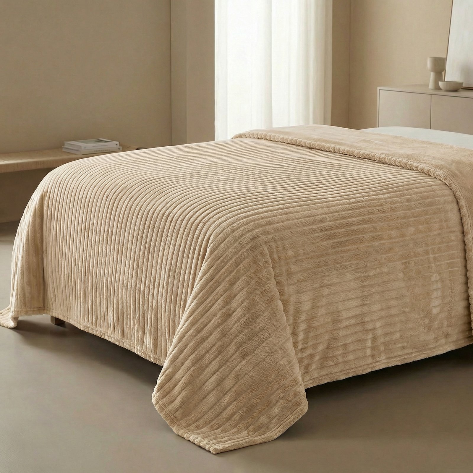 Frazada Flannel Jacquard Cashmere Touch - Imagen 3